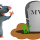 The MVP is Dead (gravestone with MVP on it), long live the RAT (Remy from Ratatouille)